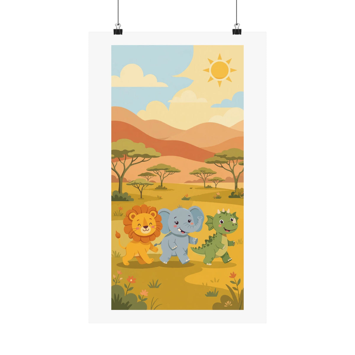Safari Friends Poster