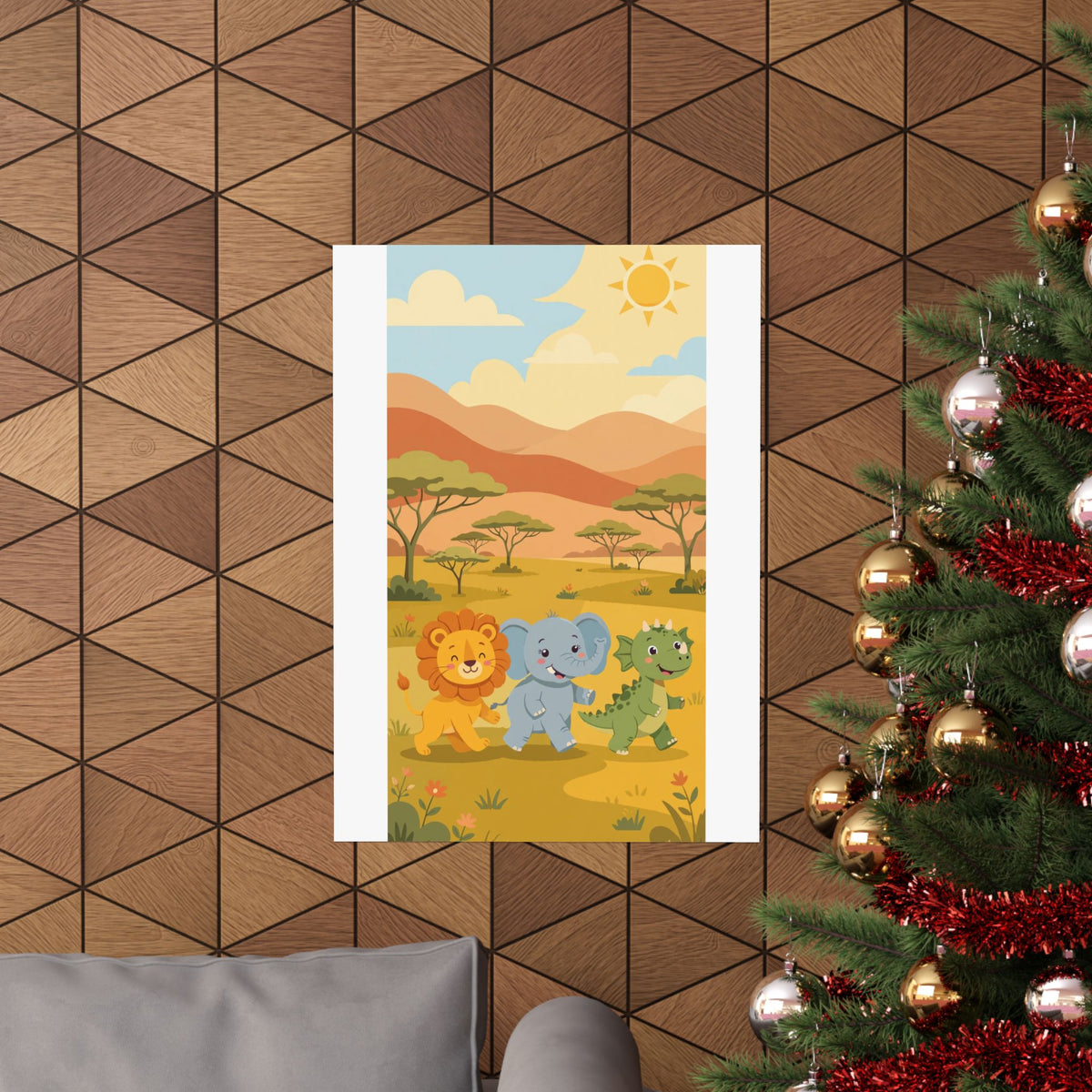 Safari Friends Poster