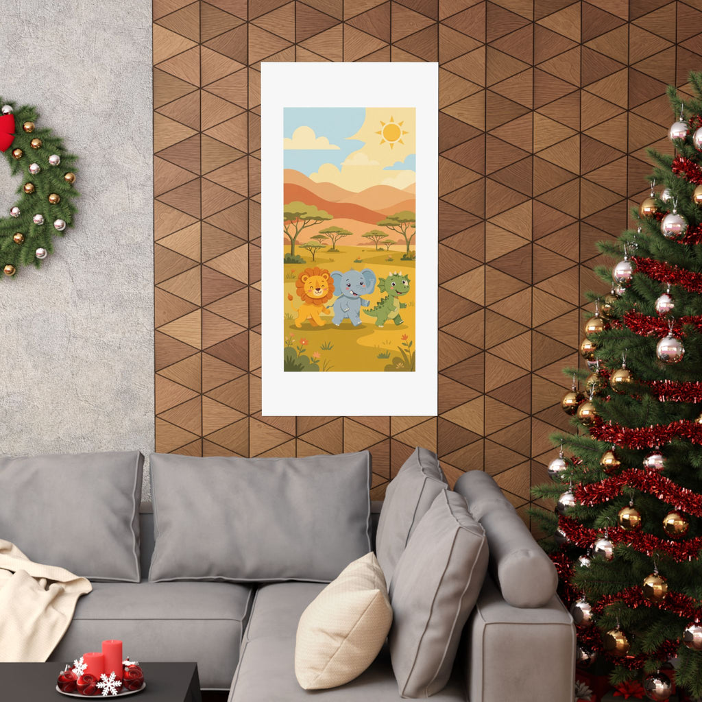 Safari Friends Poster