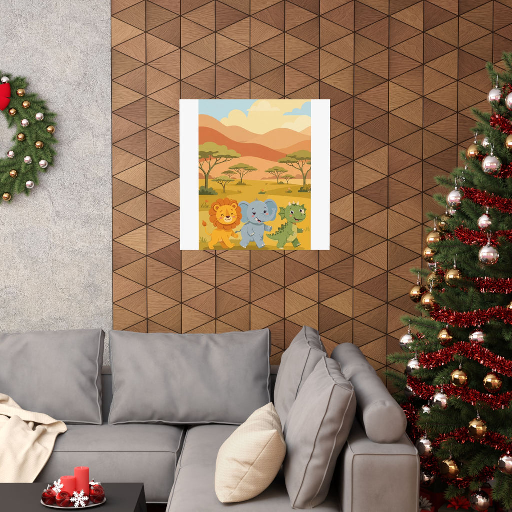 Safari Friends Poster