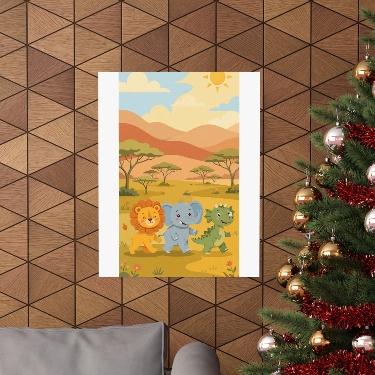 Safari Friends Poster