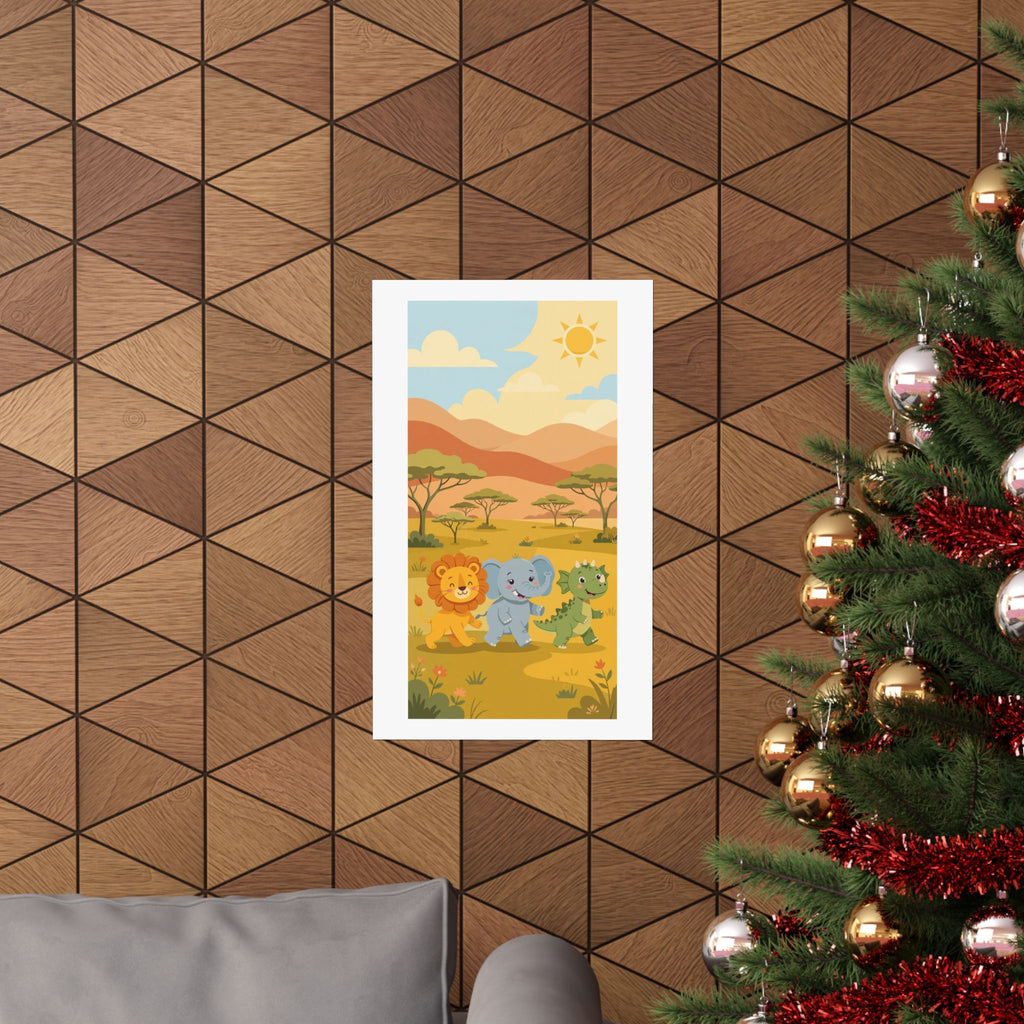 Safari Friends Poster