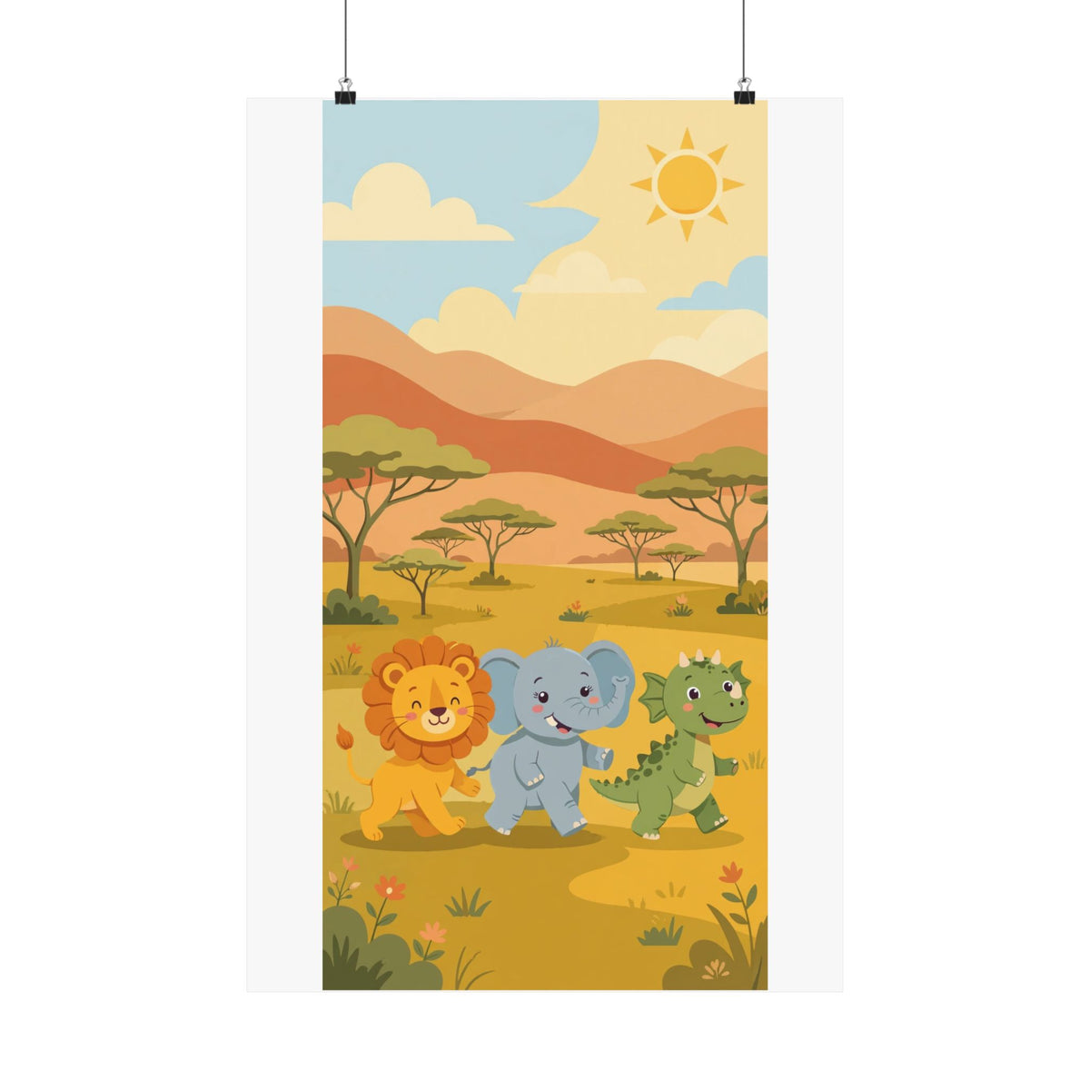 Safari Friends Poster