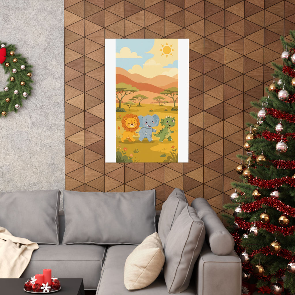 Safari Friends Poster