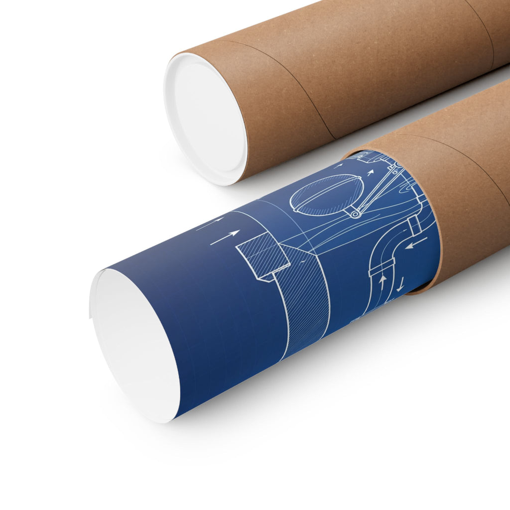 Sump Pump Blueprint Poster