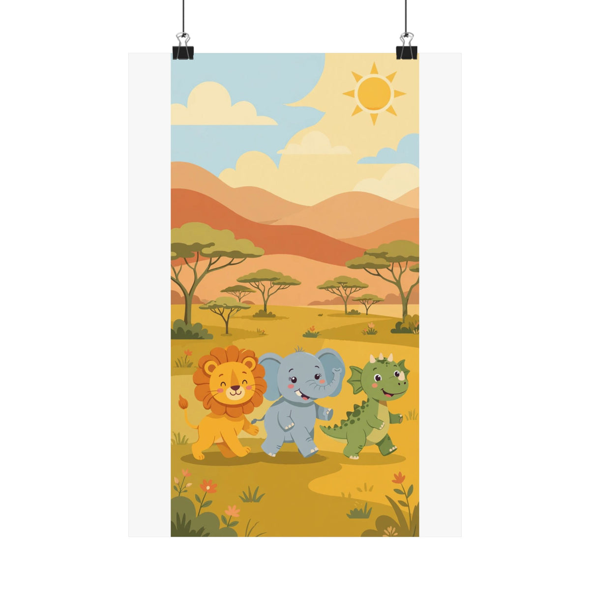 Safari Friends Poster