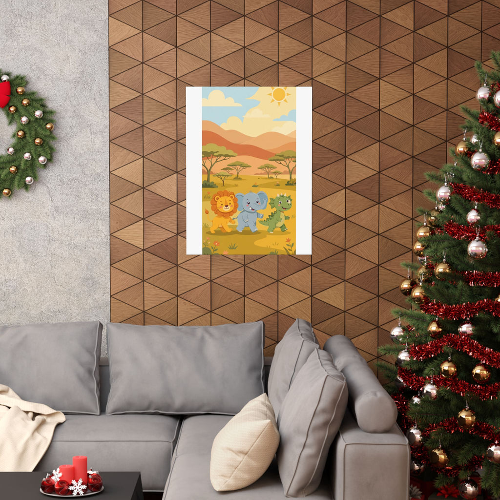 Safari Friends Poster