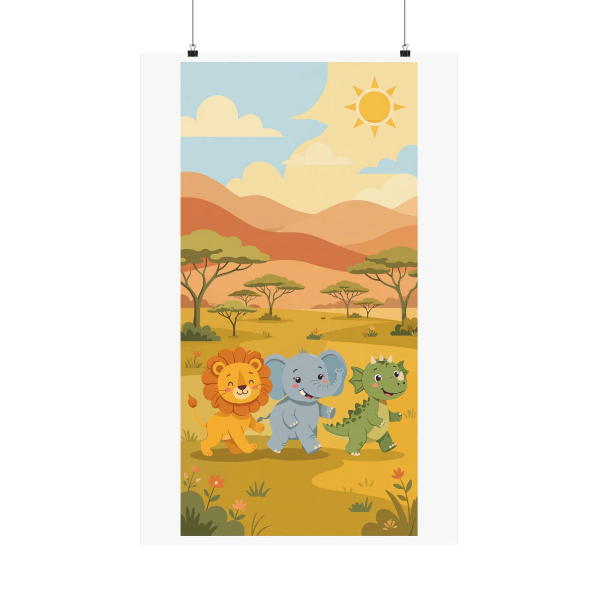 Safari Friends Poster