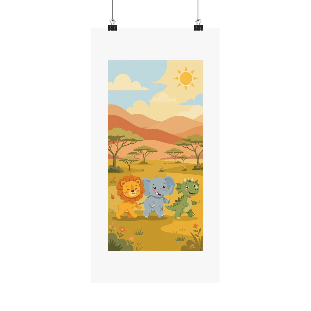 Safari Friends Poster
