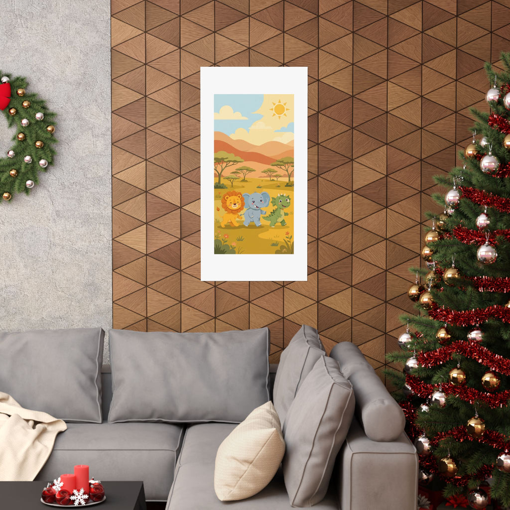 Safari Friends Poster