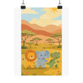 Safari Friends Poster