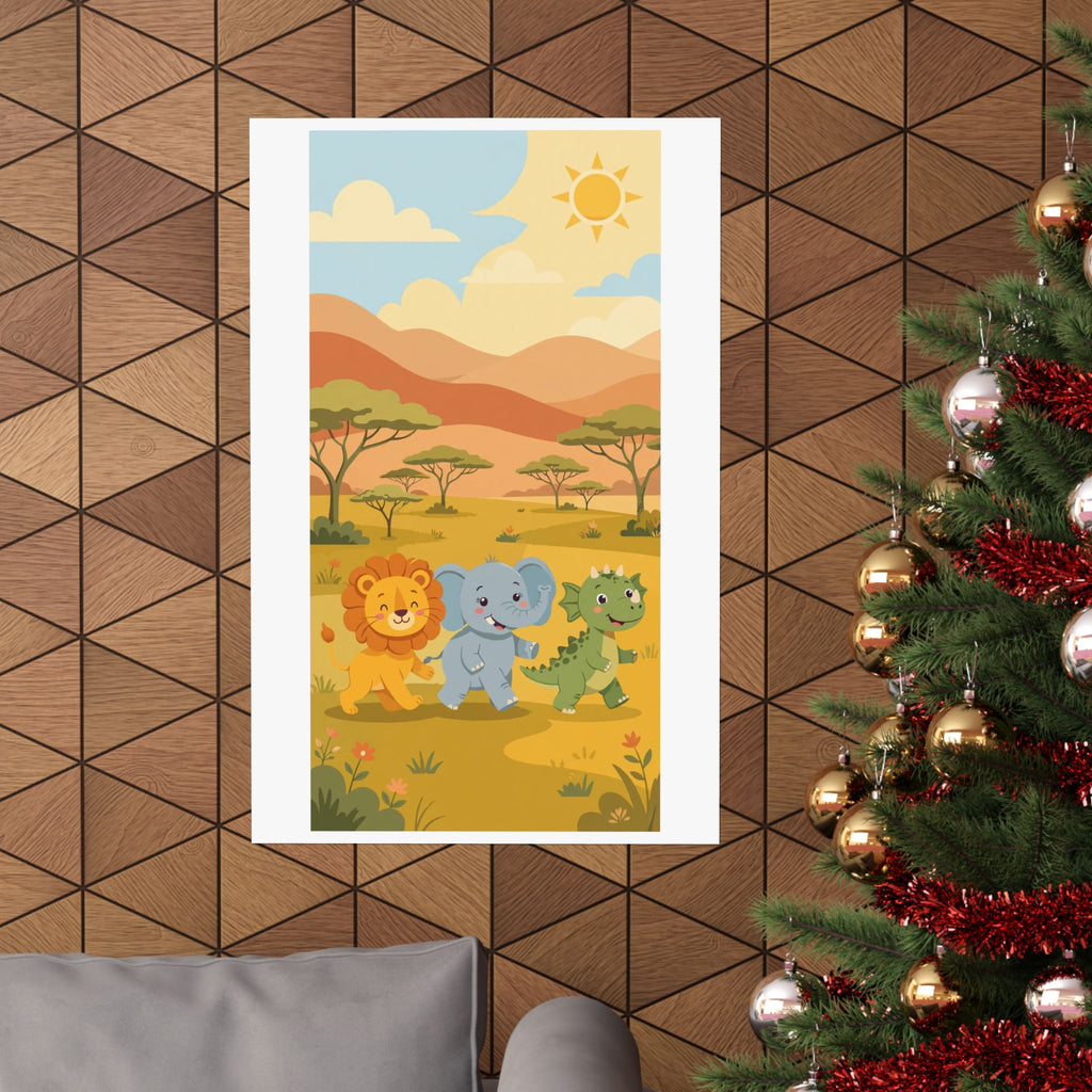 Safari Friends Poster