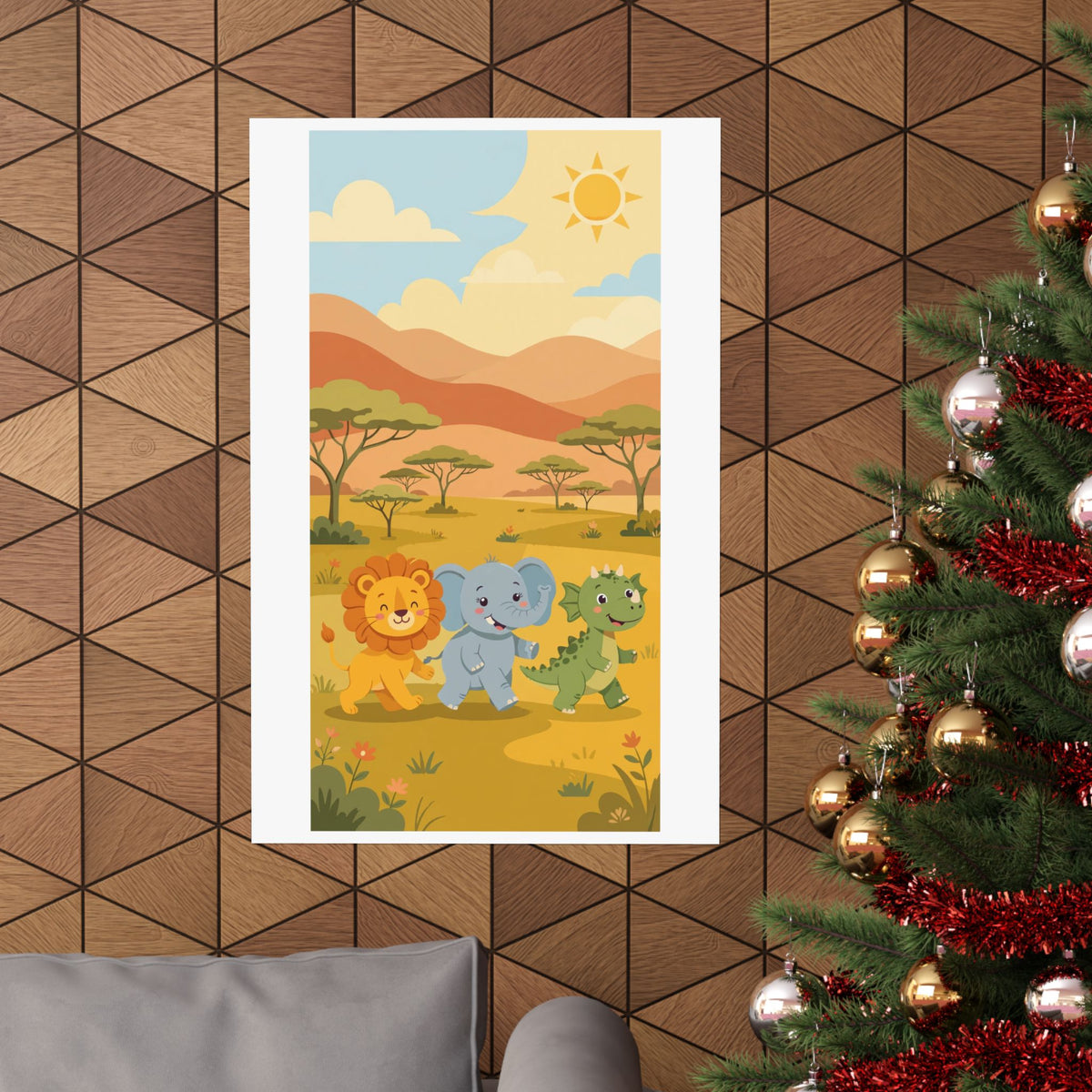 Safari Friends Poster