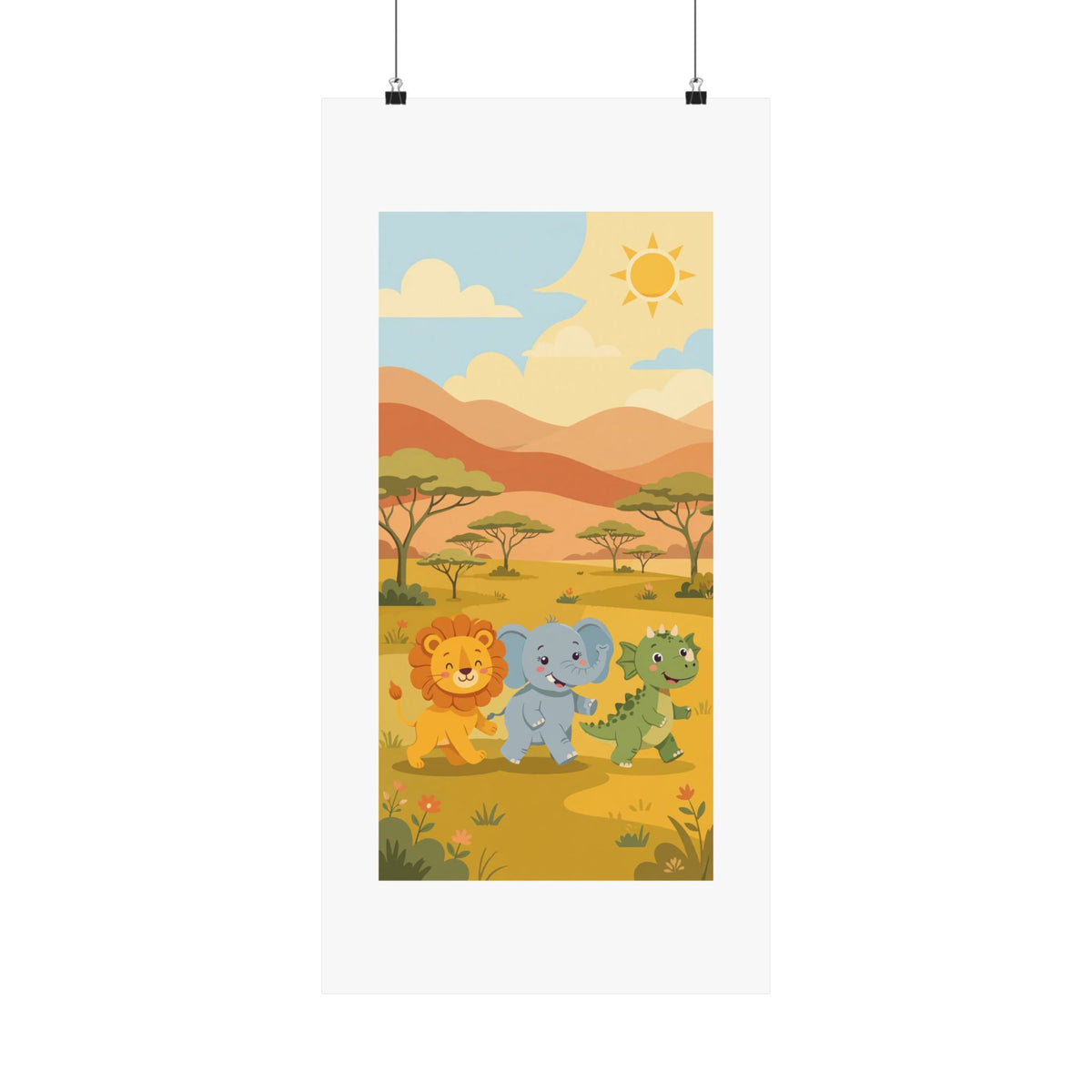 Safari Friends Poster