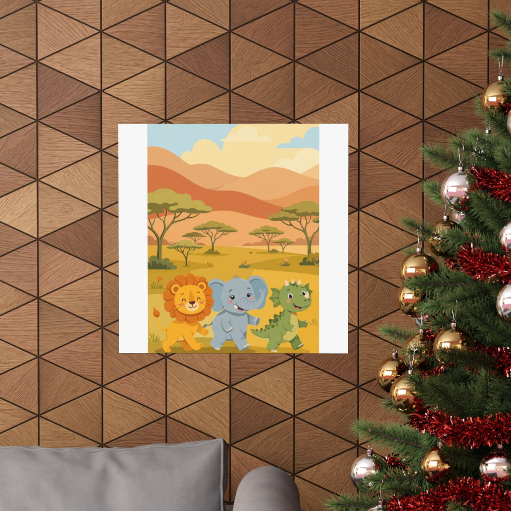 Safari Friends Poster