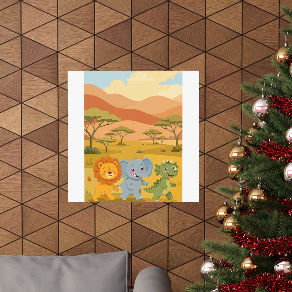 Safari Friends Poster