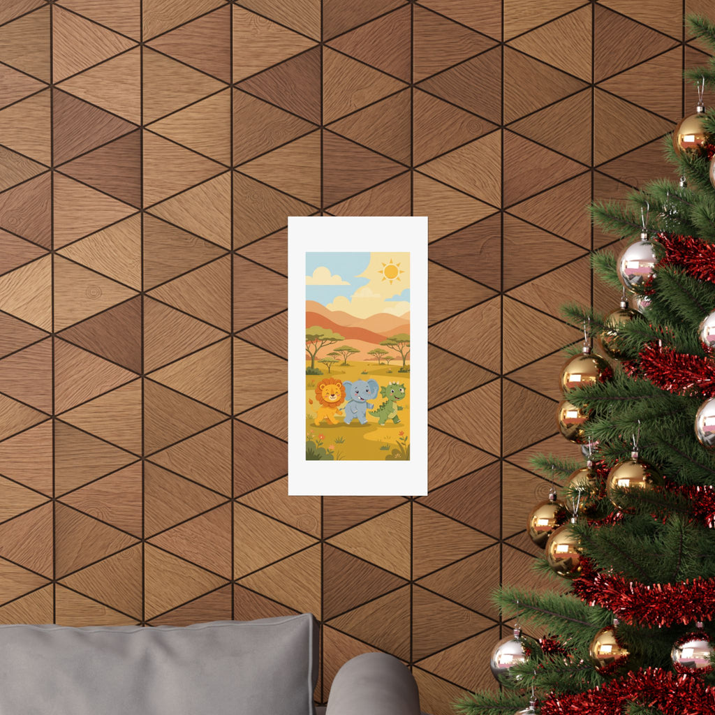 Safari Friends Poster