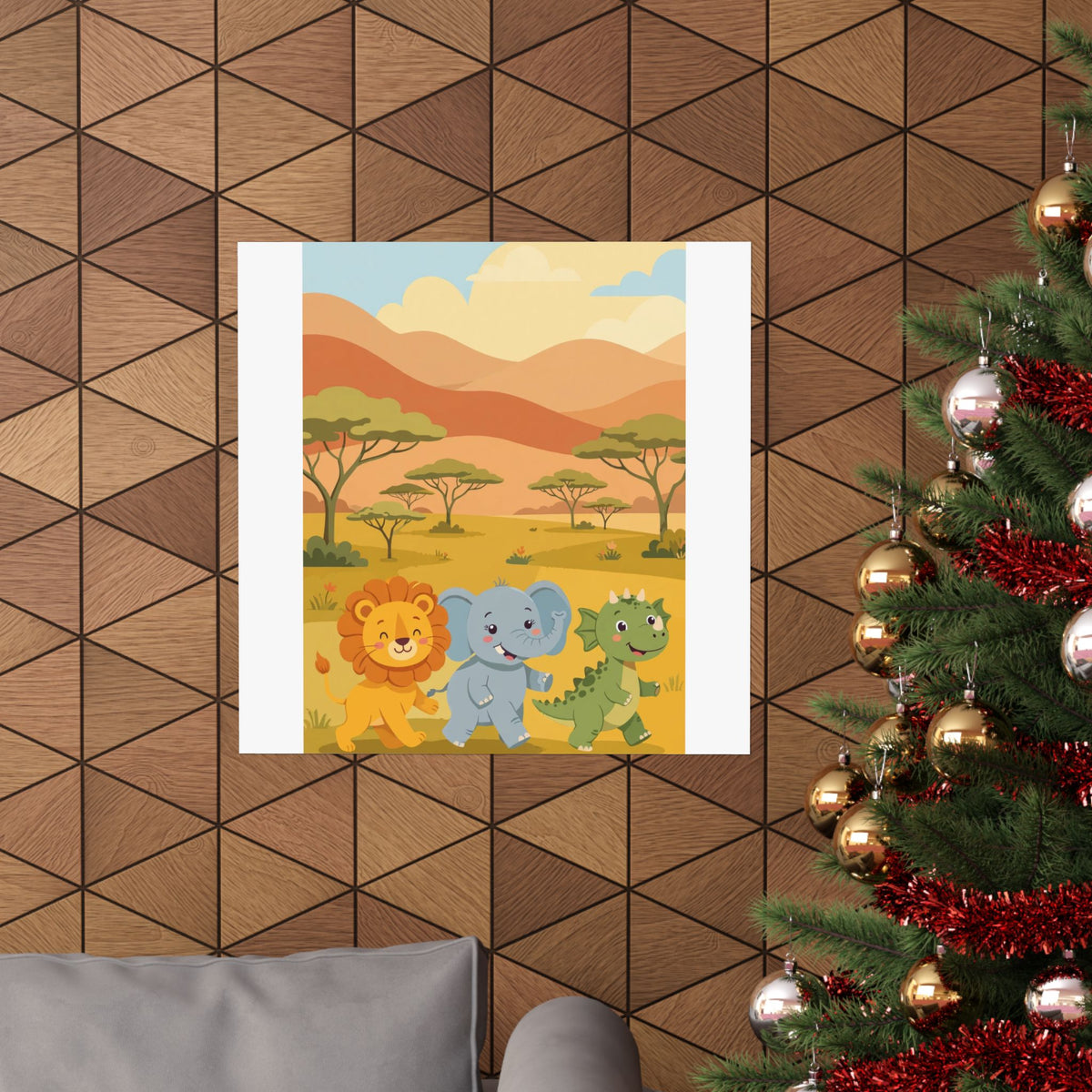 Safari Friends Poster