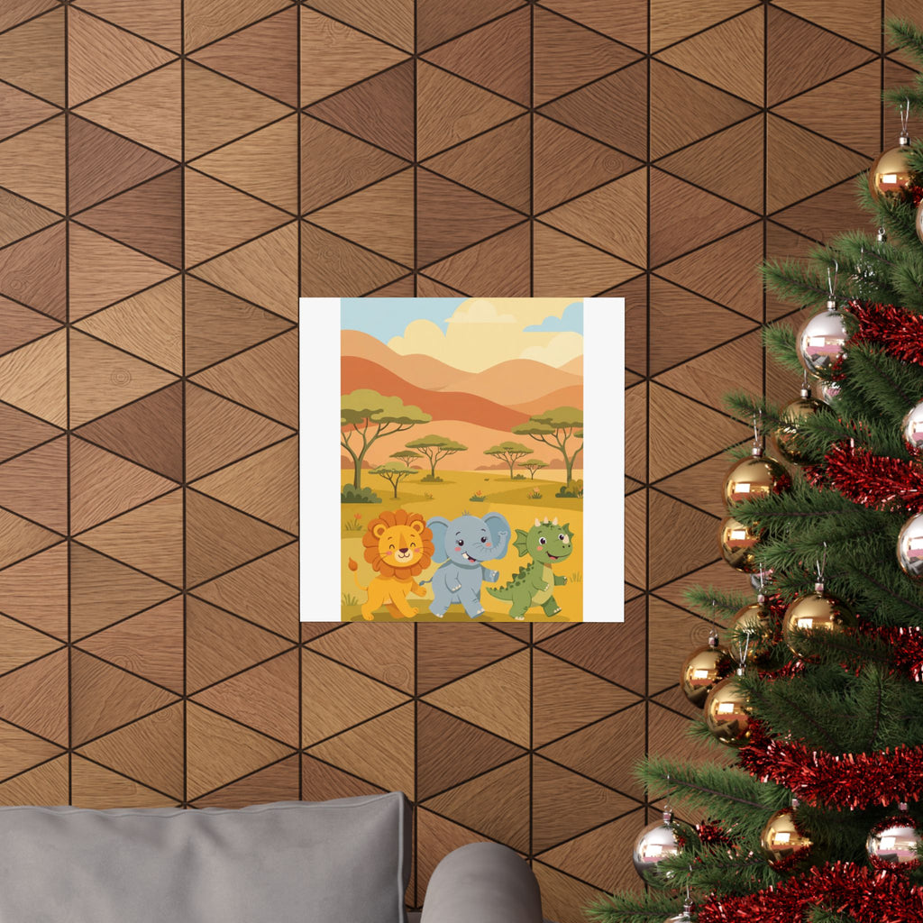 Safari Friends Poster