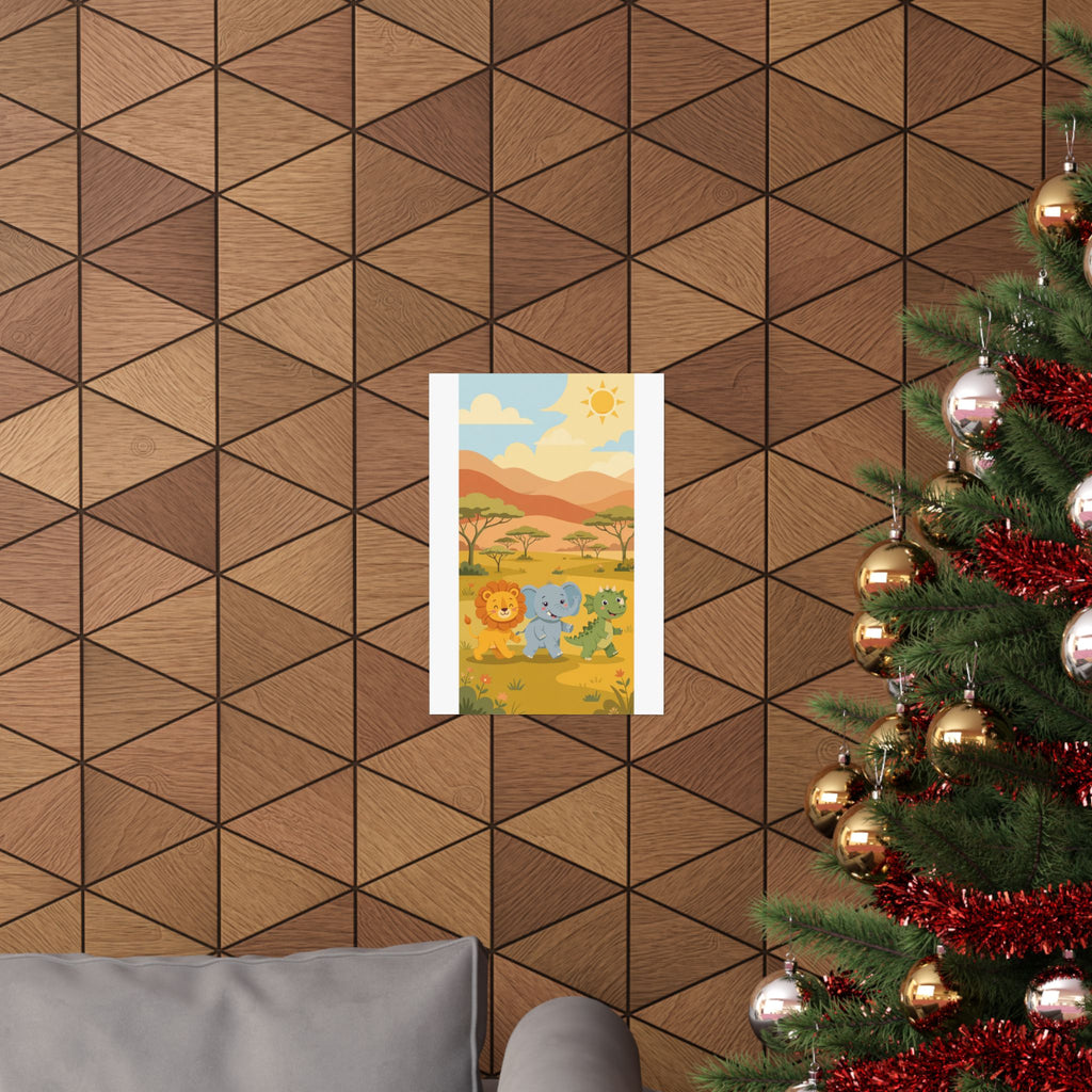 Safari Friends Poster