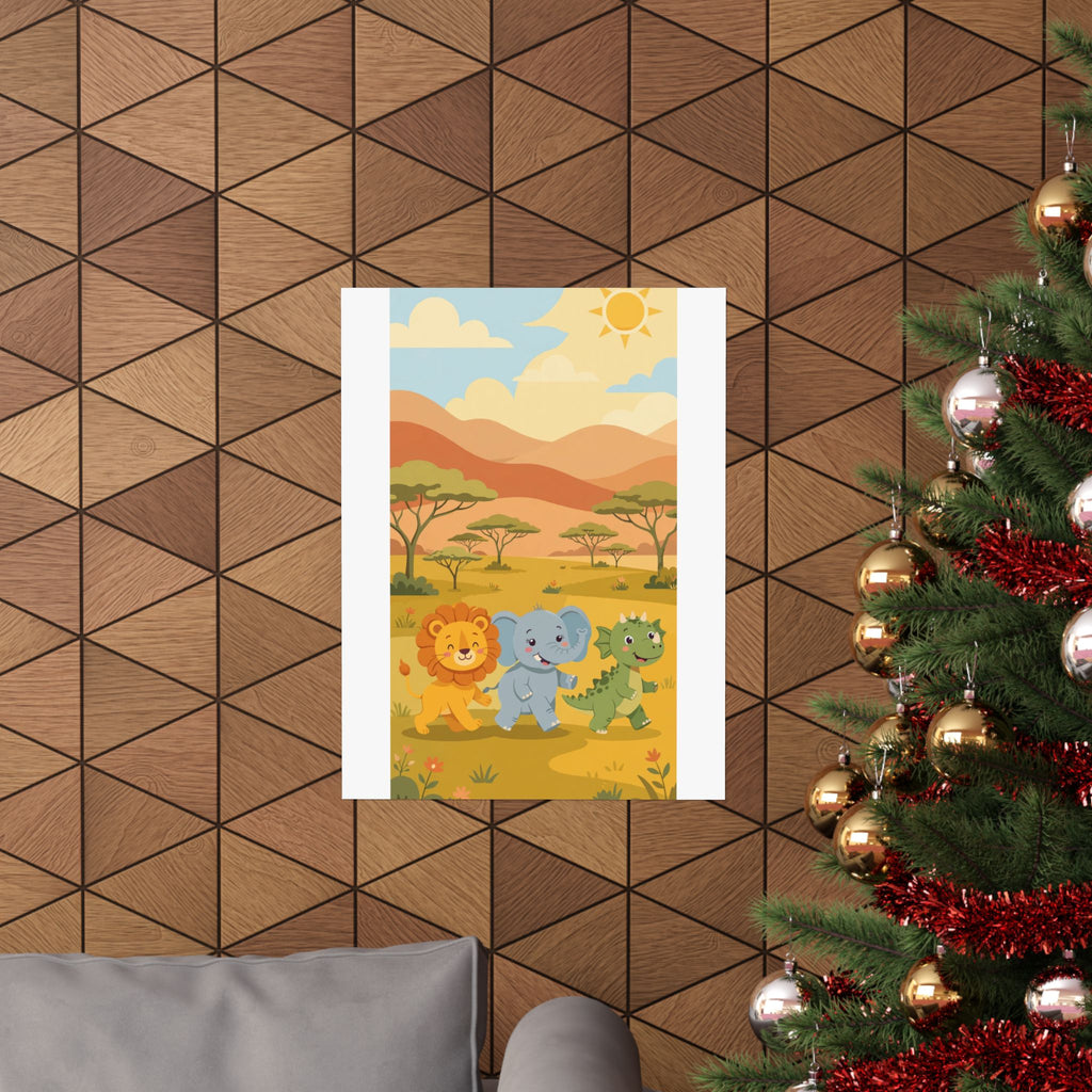 Safari Friends Poster
