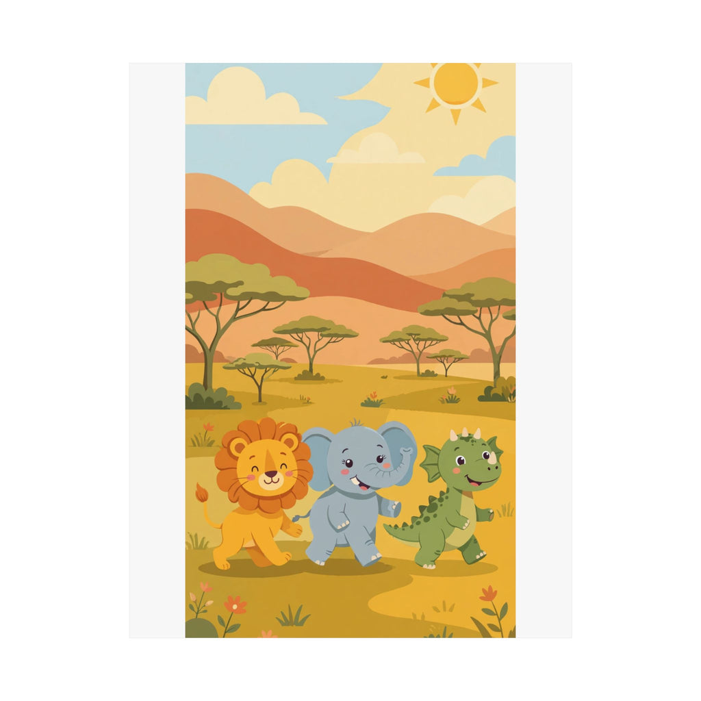 Safari Friends Poster