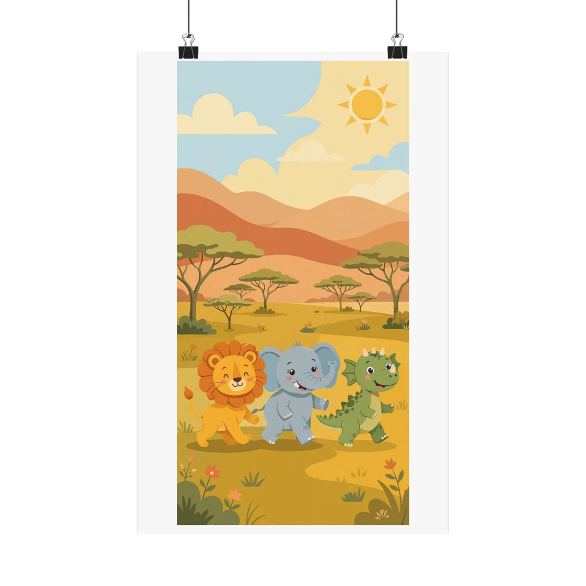 Safari Friends Poster