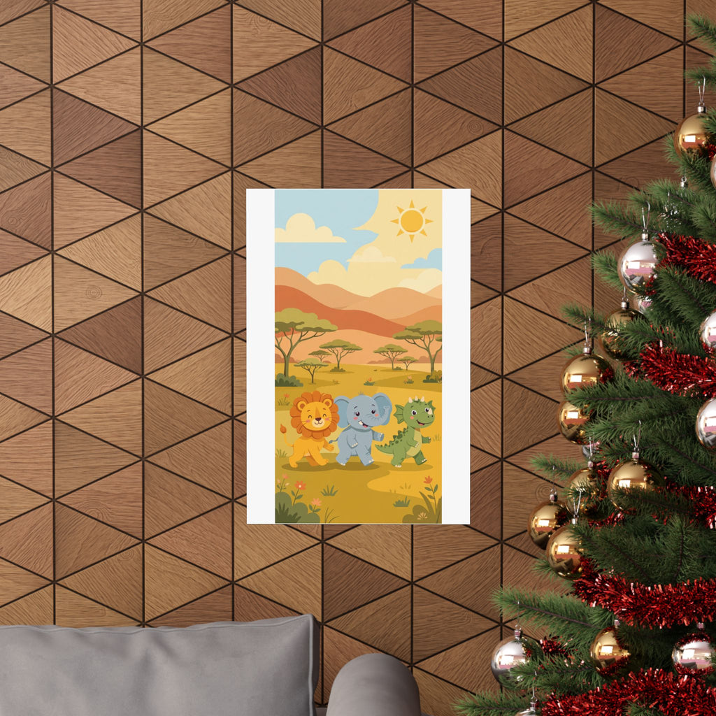 Safari Friends Poster