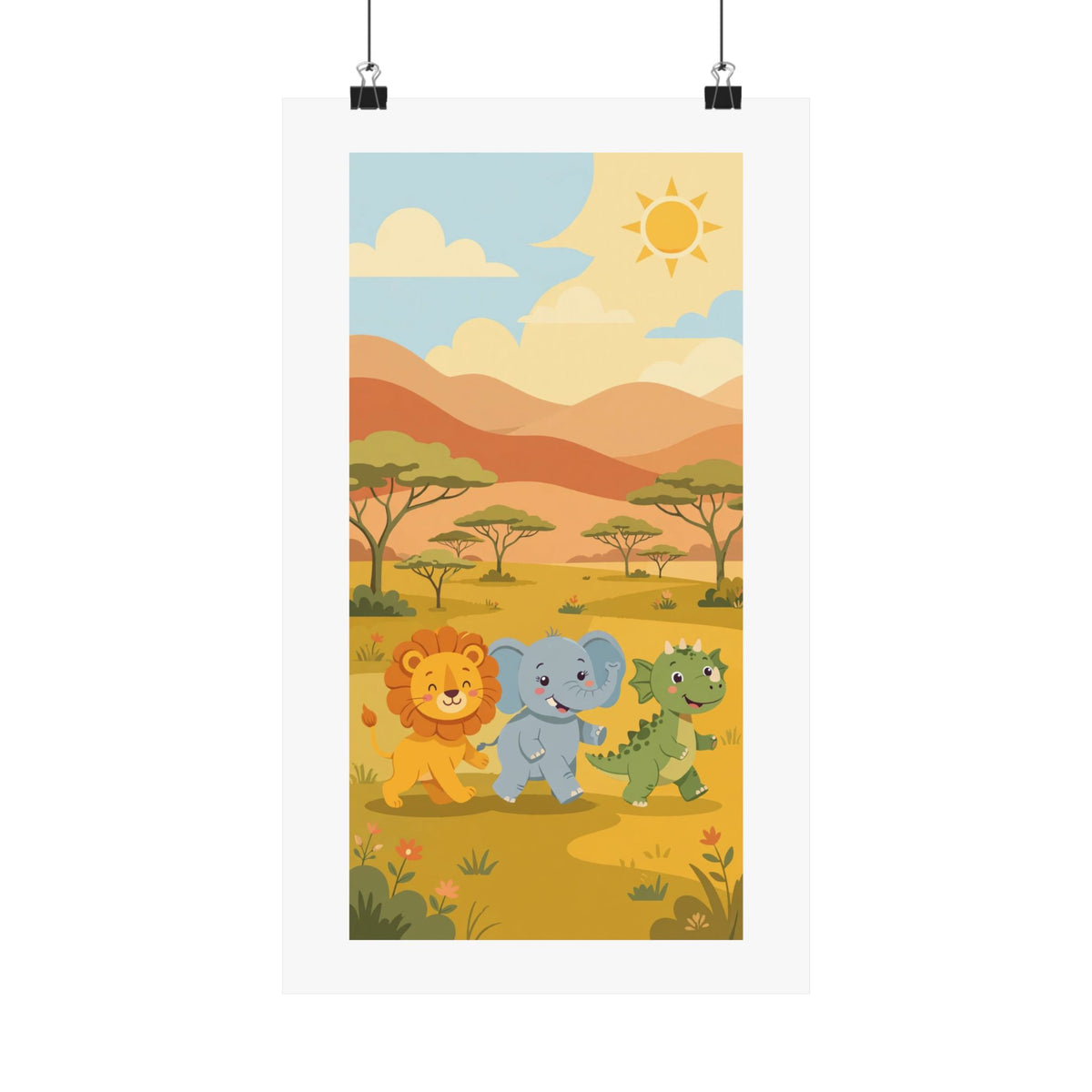 Safari Friends Poster