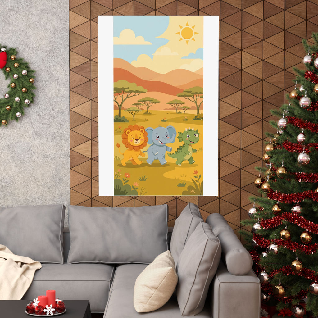 Safari Friends Poster