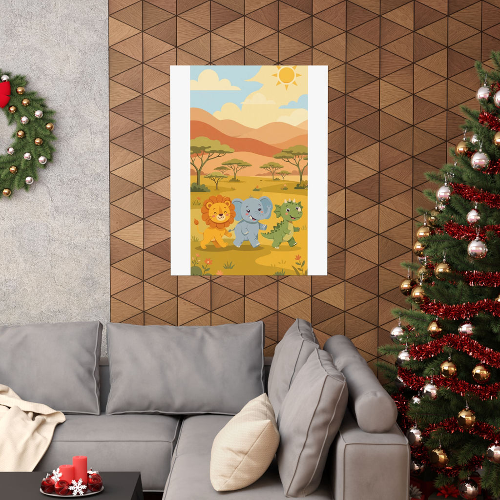 Safari Friends Poster