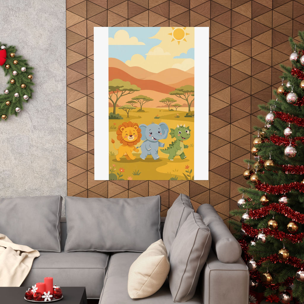 Safari Friends Poster