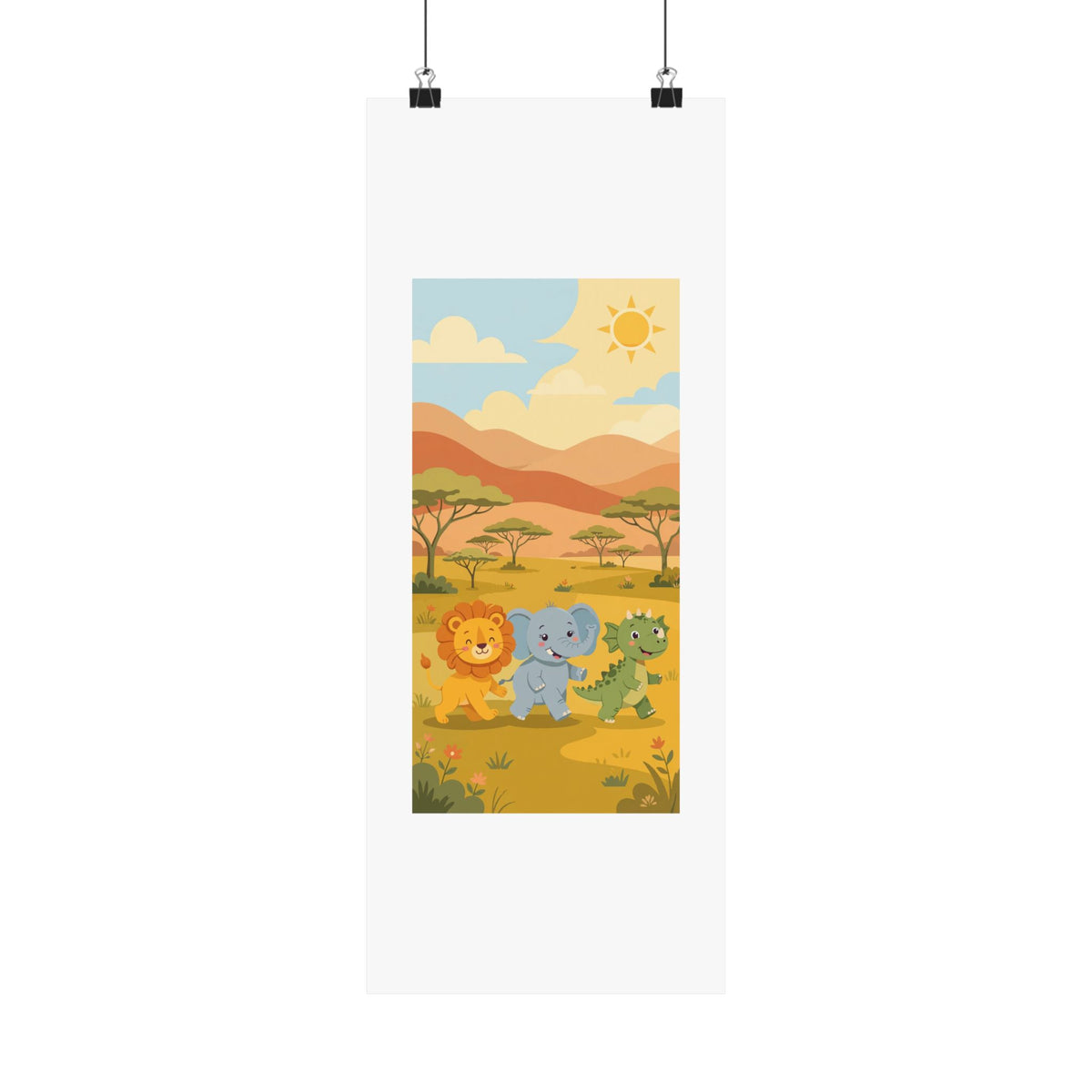 Safari Friends Poster