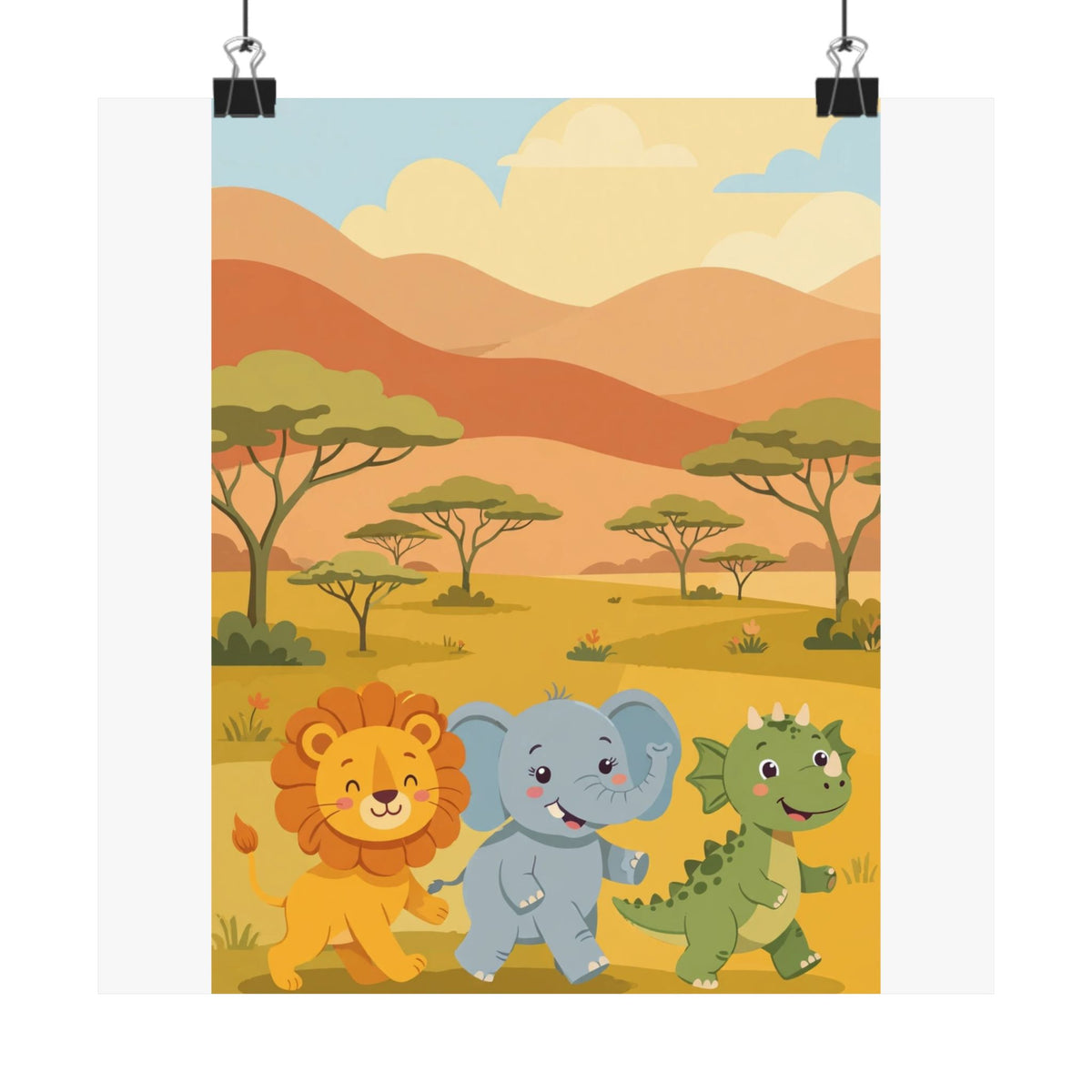Safari Friends Poster