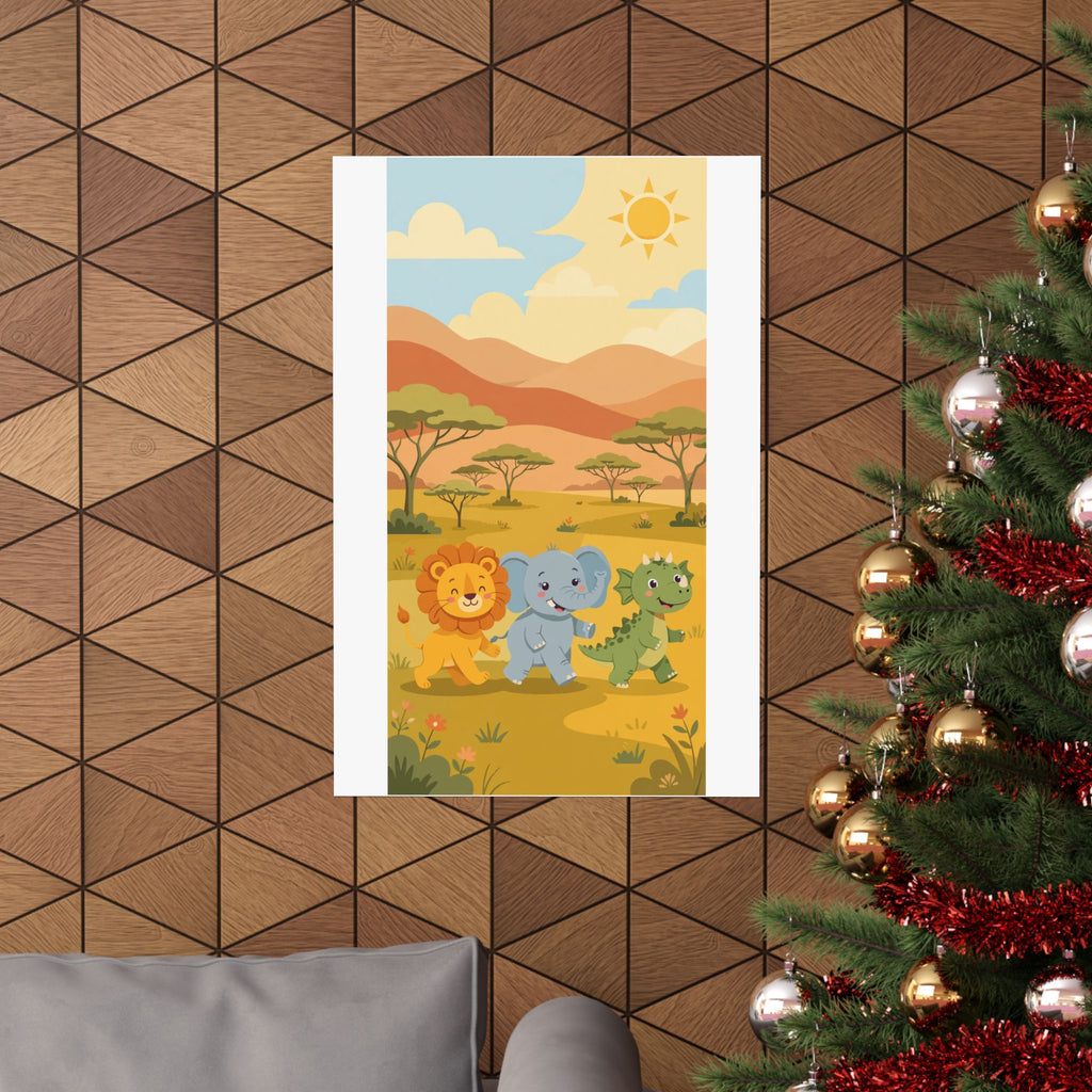 Safari Friends Poster