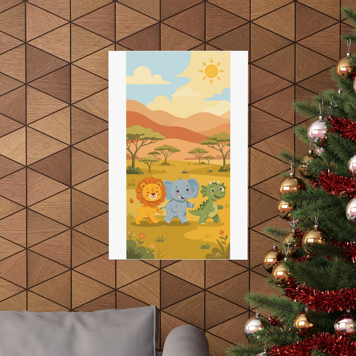 Safari Friends Poster