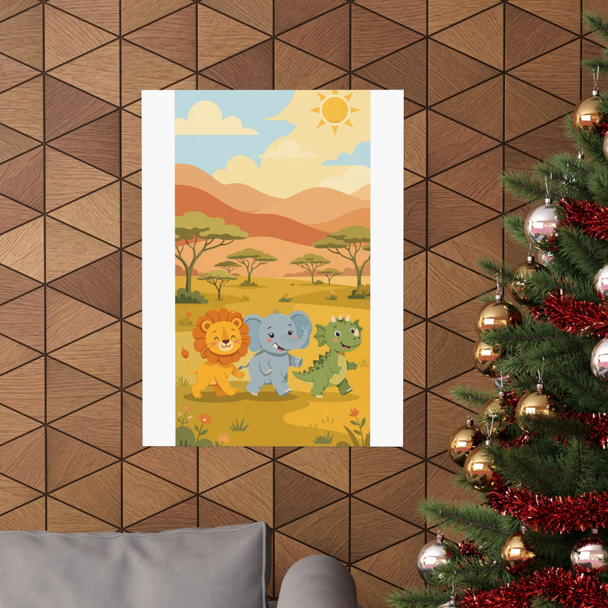 Safari Friends Poster